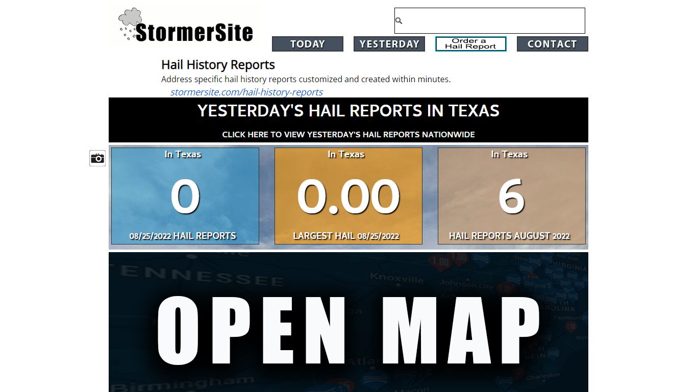 Yesterday's Hail Reports in Texas | Wind & Hail Reported | 2 Hail ...